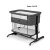 Kolevka za bebe Kidnort SNACKSKAL II BLACK Kolevka za bebe Kidnort SNACKSKAL II BLACK