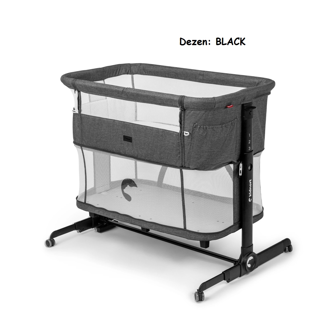 Kolevka za bebe Kidnort SNACKSKAL II BLACK