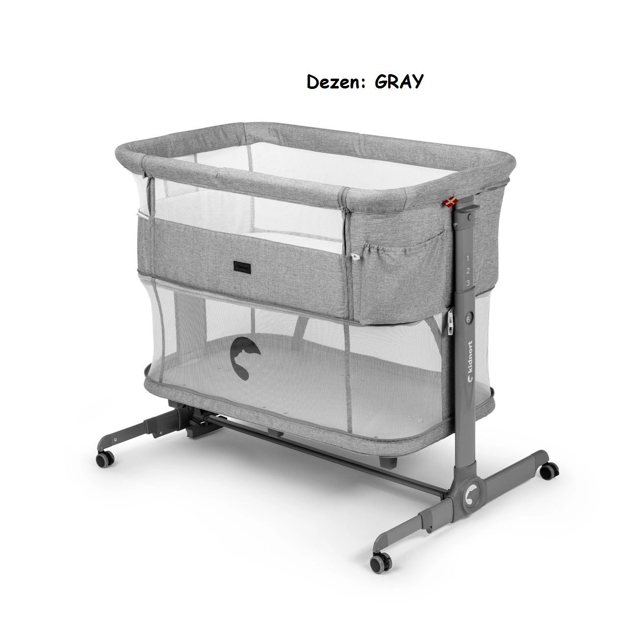 Kolevka za bebe Kidnort SNACKSKAL II GRAY