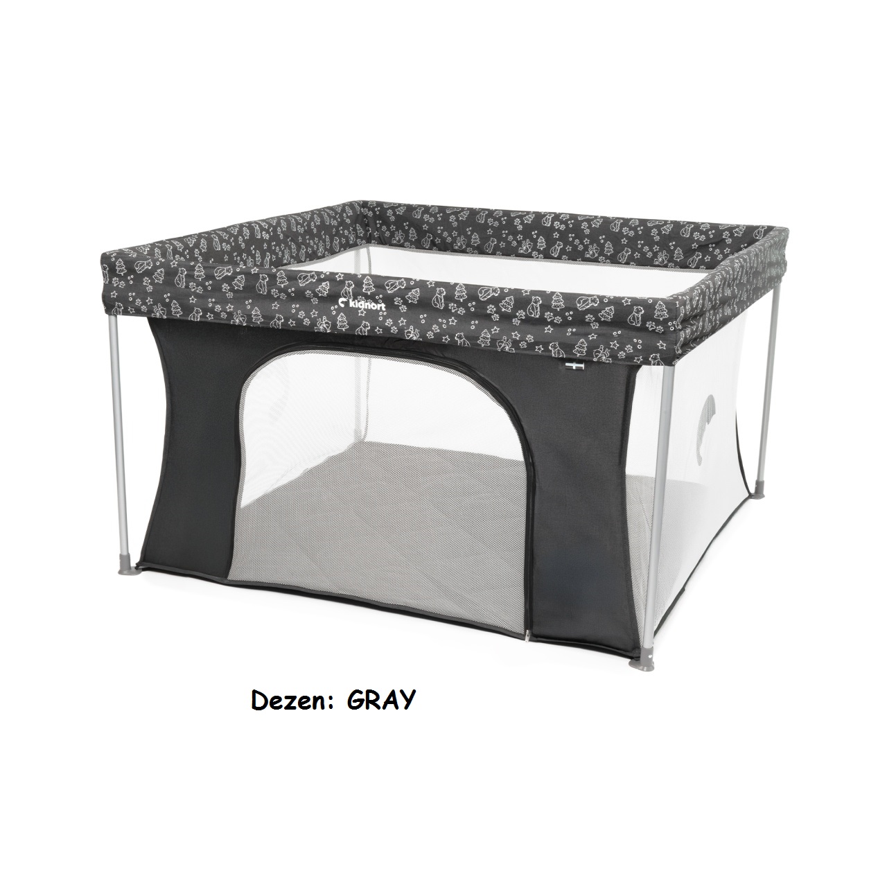 Ogradica za bebe Kidnort SNOEN GRAY