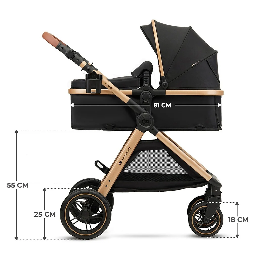 Kolica za bebe Kinderkraft ESME set 2u1