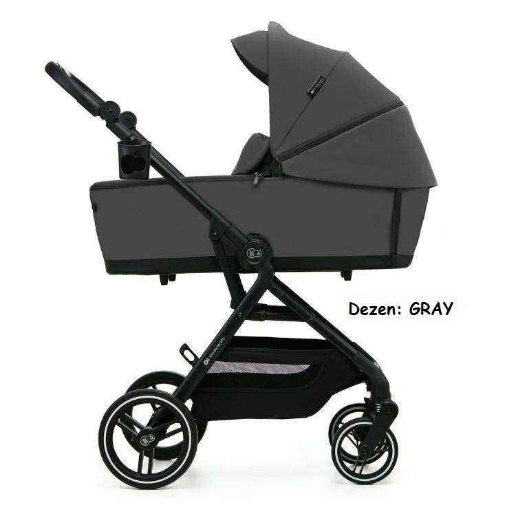 Kolica za bebe Kinderkraft Yoxi, set 2u1 GRAY