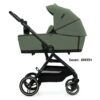 Kolica za bebe Kinderkraft Yoxi, set 2u1 GREEN