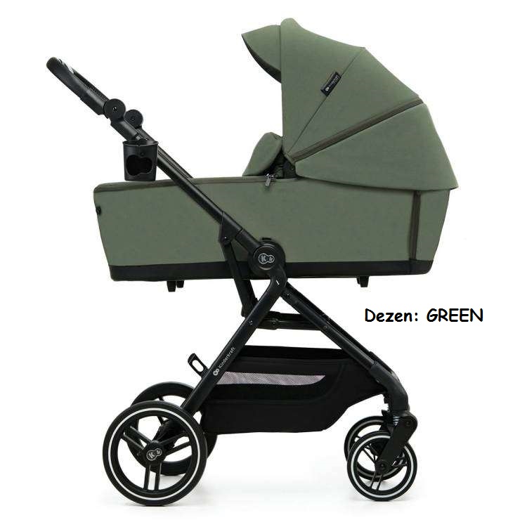 Kolica za bebe Kinderkraft Yoxi, set 2u1 GREEN