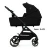 Kolica za bebe Kinderkraft Yoxi, set 2u1 BLACK Kolica za bebe Kinderkraft Yoxi, set 2u1 BLACK