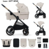 Kolica za bebe Kinderkraft NEA 2 set 2u1 SOFT BEIGE Kolica za bebe Kinderkraft NEA 2 set 2u1 SOFT BEIGE