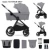 Kolica za bebe Kinderkraft NEA 2 set 2u1 PLATINUM GRAY Kolica za bebe Kinderkraft NEA 2 set 2u1 PLATINUM GRAY