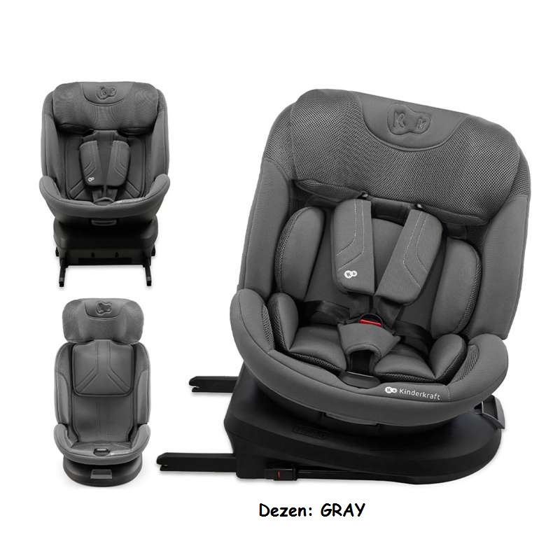 Auto sedište Kinderkraft Xpedition3 I size 40-150 cm GRAY