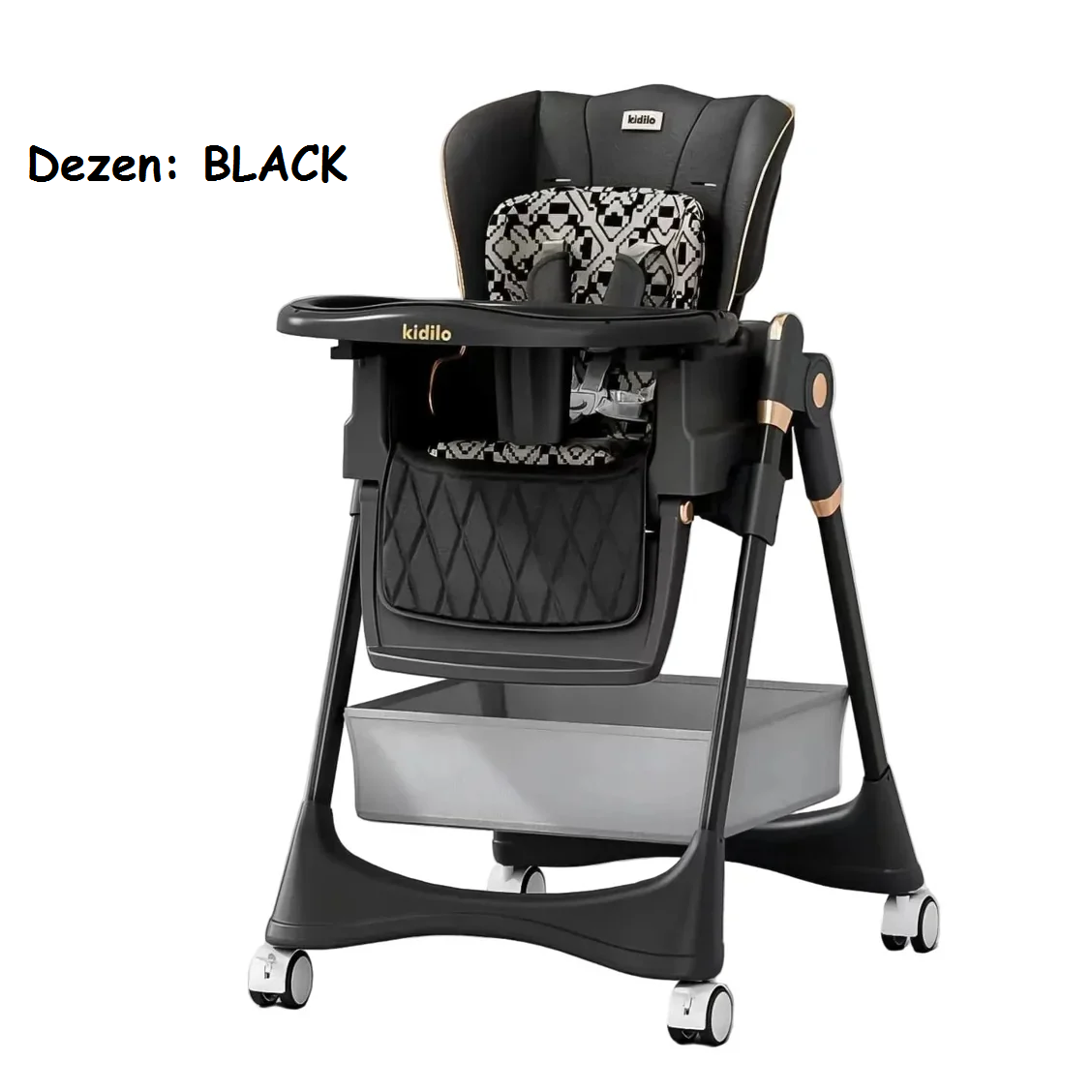 Hranilica za bebe Kidilo DULIPO 2u1 BLACK