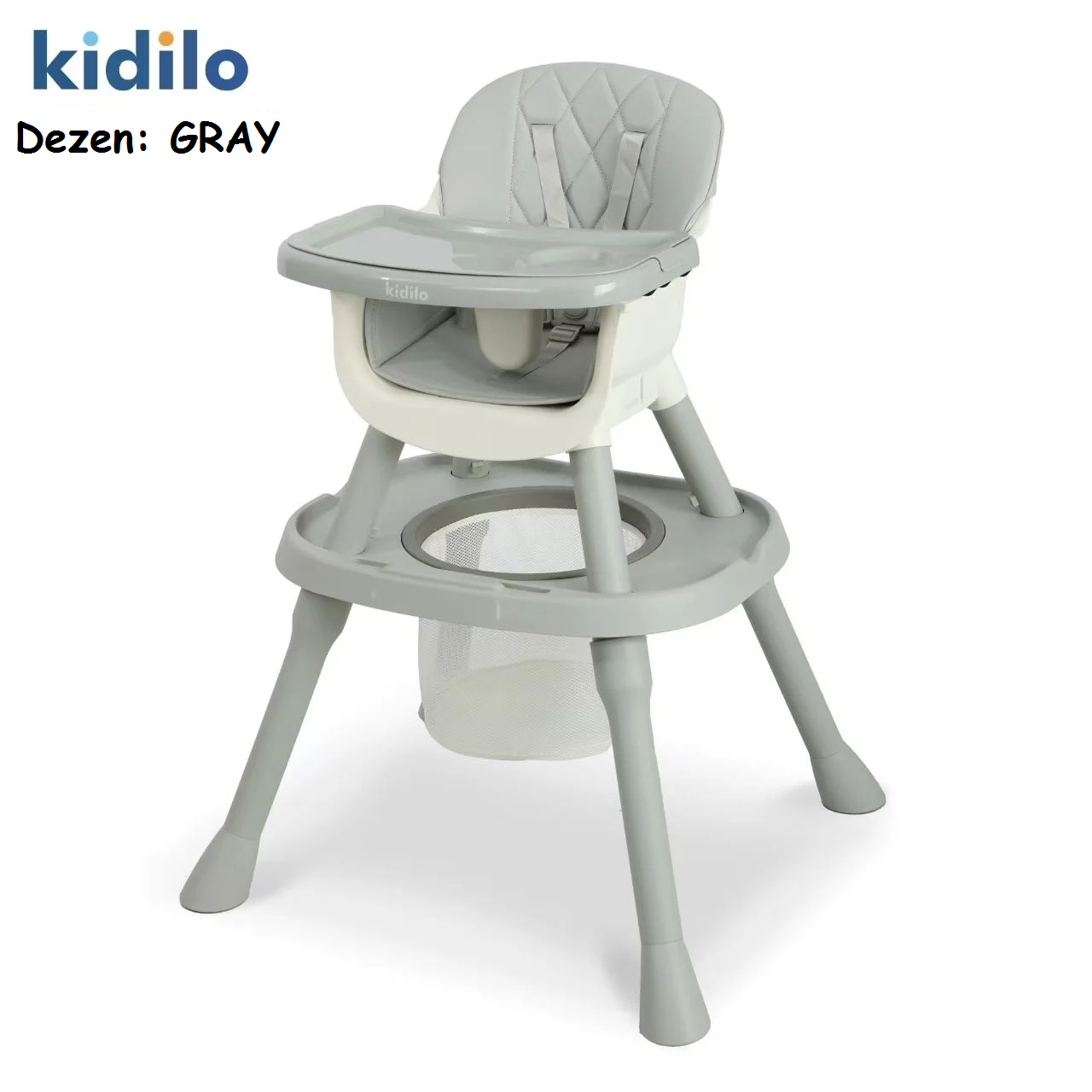 Hranilica za bebe Kidilo MY SPACE 2u1 GRAY