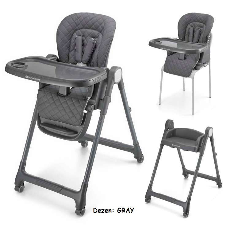 Hranilica za bebe Kinderkraft TULO 3u1 GRAY