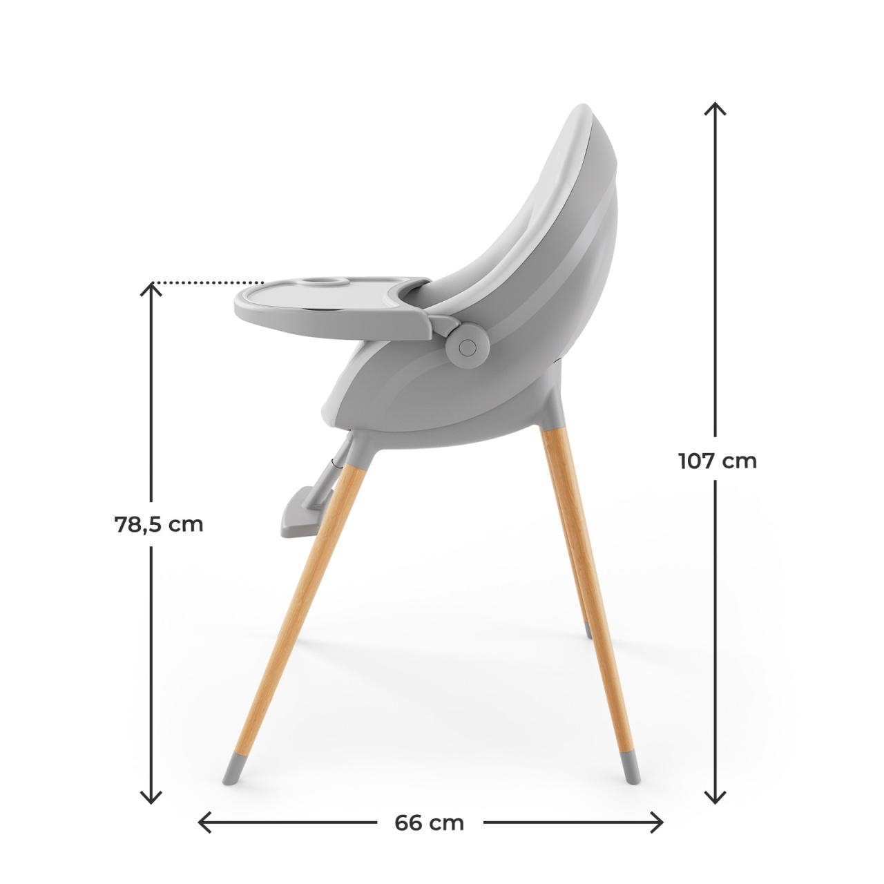 Hranilica za bebe Kinderkraft FINI UP 3u1 GRAY Hranilica za bebe Kinderkraft FINI UP 3u1 GRAY
