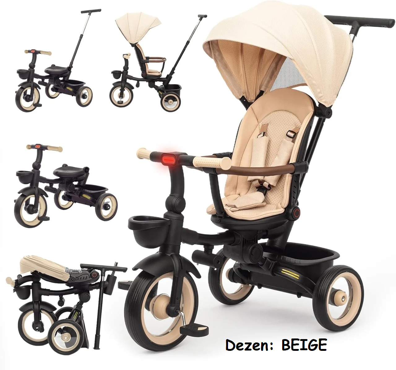 Tricikli za bebe Kidilo KAMARO BEIGE