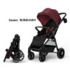 Kišobran kolica Kinderkraft GRANDE 2 BURGUNDY Kišobran kolica Kinderkraft GRANDE 2 BURGUNDY