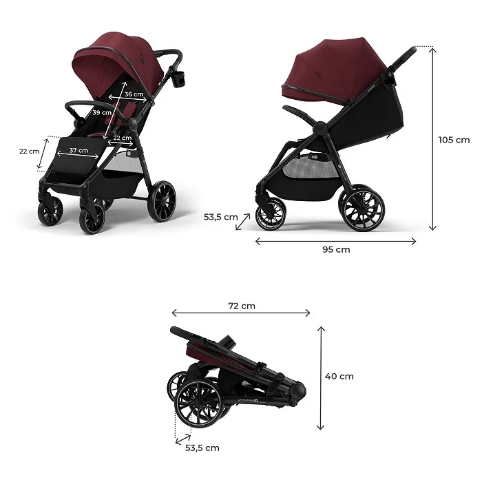 Kišobran kolica Kinderkraft GRANDE 2