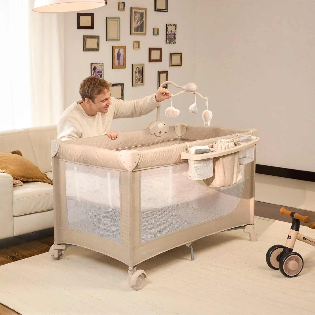 Prenosivi krevetac za bebe Kinderkraft LEODY UP ACC 2u1